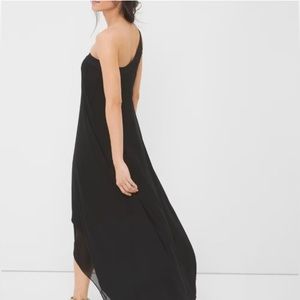 WHBM One-Shoulder Asymmetric Dress
